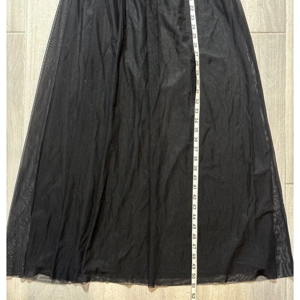 White House Black Market Black Halter Maxi Dress Size 2 - Picture 9 of 10